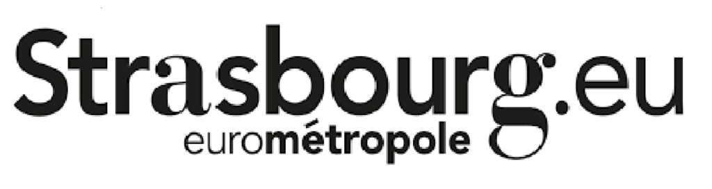 Logo de notre partenaire : Ville de Strasbourg – Eurométropole. 